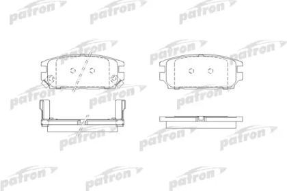 Комплект тормозных колодок PATRON PBP1507