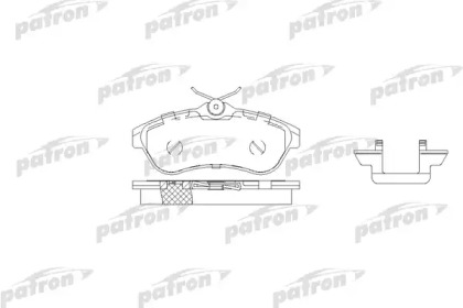 Комплект тормозных колодок PATRON PBP1543