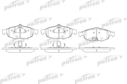 Комплект тормозных колодок PATRON PBP1550