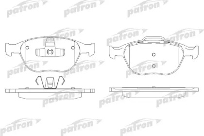Комплект тормозных колодок PATRON PBP1568