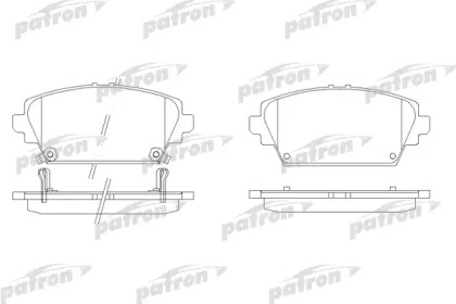 Комплект тормозных колодок PATRON PBP1580