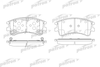 Комплект тормозных колодок PATRON PBP1619