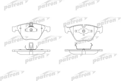 Комплект тормозных колодок PATRON PBP1628