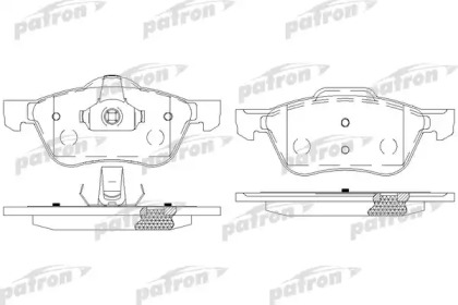 Комплект тормозных колодок PATRON PBP1674