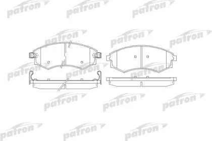 Комплект тормозных колодок PATRON PBP1737