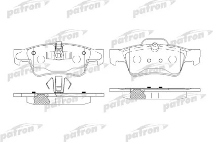 Комплект тормозных колодок PATRON PBP1831
