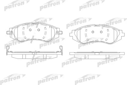 Комплект тормозных колодок PATRON PBP1905