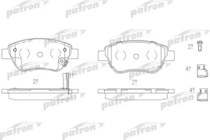 Комплект тормозных колодок PATRON PBP1920