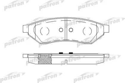 Комплект тормозных колодок PATRON PBP1986