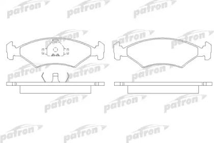 Комплект тормозных колодок PATRON PBP206