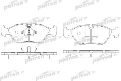 Комплект тормозных колодок PATRON PBP256