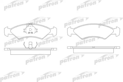 Комплект тормозных колодок PATRON PBP365