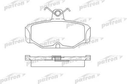 Комплект тормозных колодок PATRON PBP398