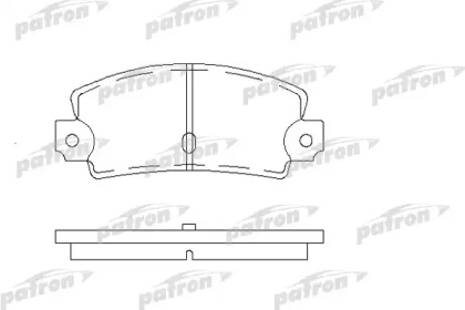 Комплект тормозных колодок PATRON PBP456