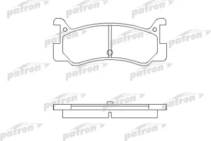 Комплект тормозных колодок PATRON PBP482