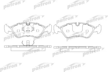 Комплект тормозных колодок PATRON PBP584