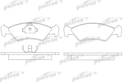 Комплект тормозных колодок PATRON PBP589