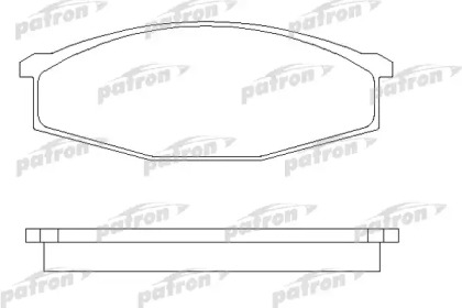 Комплект тормозных колодок PATRON PBP643