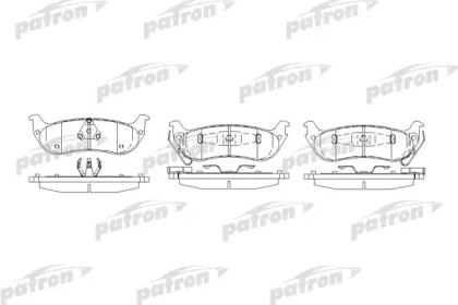 Комплект тормозных колодок PATRON PBP7001