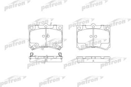 Комплект тормозных колодок PATRON PBP714