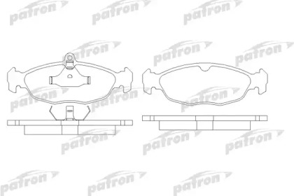 Комплект тормозных колодок PATRON PBP732