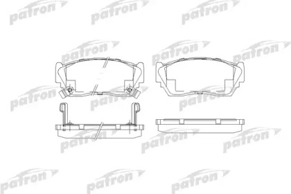 Комплект тормозных колодок PATRON PBP763