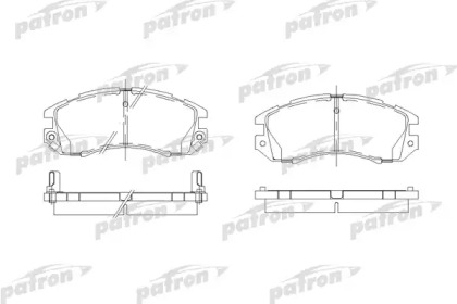 Комплект тормозных колодок PATRON PBP789