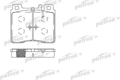 Комплект тормозных колодок PATRON PBP800