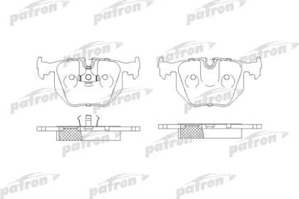 Комплект тормозных колодок PATRON PBP857