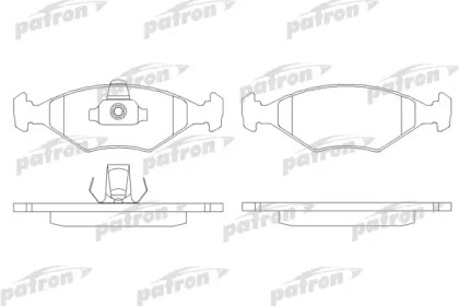 Комплект тормозных колодок PATRON PBP896