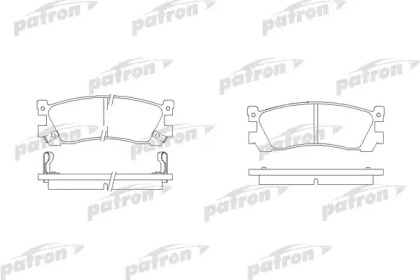 Комплект тормозных колодок PATRON PBP903