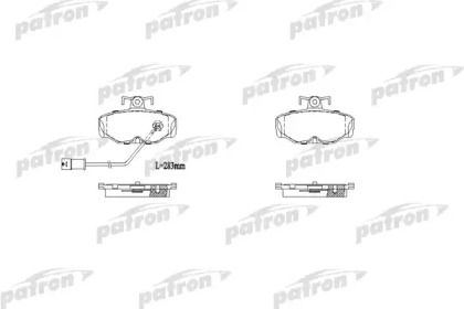 Комплект тормозных колодок PATRON PBP915