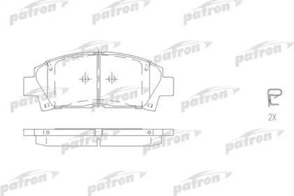 Комплект тормозных колодок PATRON PBP928