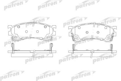 Комплект тормозных колодок PATRON PBP950