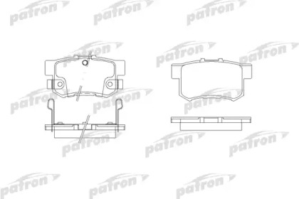 Комплект тормозных колодок PATRON PBP956