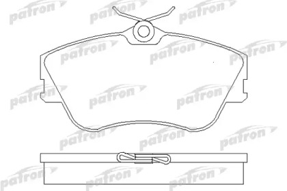 Комплект тормозных колодок PATRON PBP970