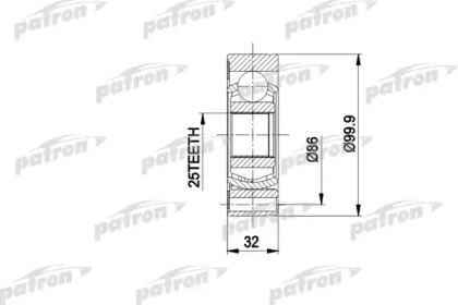 Шарнирный комплект PATRON PCV1005