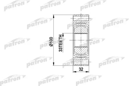 Шарнирный комплект PATRON PCV3001