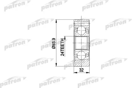 Шарнирный комплект PATRON PCV3018