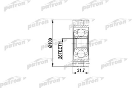 Шарнирный комплект PATRON PCV3024