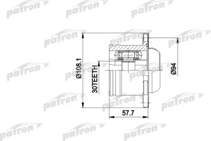 Шарнир PATRON PCV5010