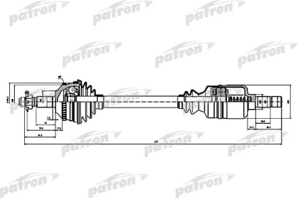 Вал PATRON PDS0144