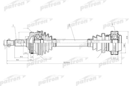 Вал PATRON PDS0173