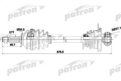 Вал PATRON PDS0196