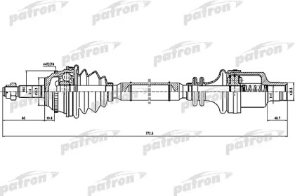 Вал PATRON PDS0300