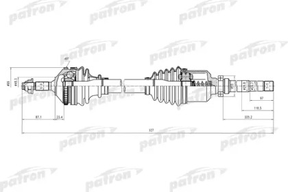 Вал PATRON PDS0390