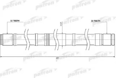 Вал PATRON PDS0447