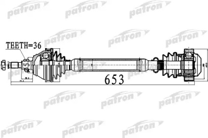 Вал PATRON PDS0477