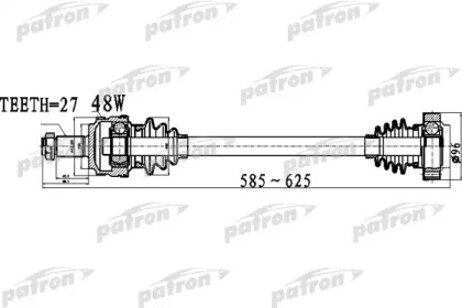 Вал PATRON PDS0479