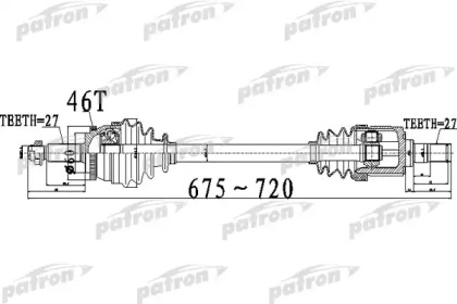 Вал PATRON PDS0492